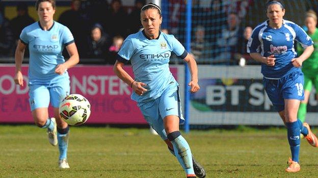 Manchester City midfielder Natasha Harding