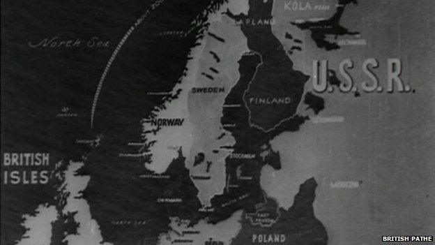 British Pathe map