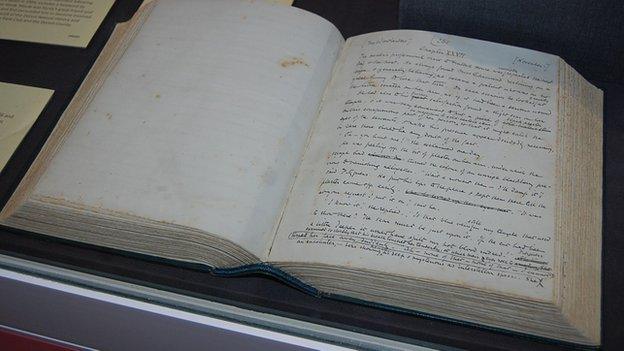 Thomas Hardy's original handwritten manuscript for The Woodlanders