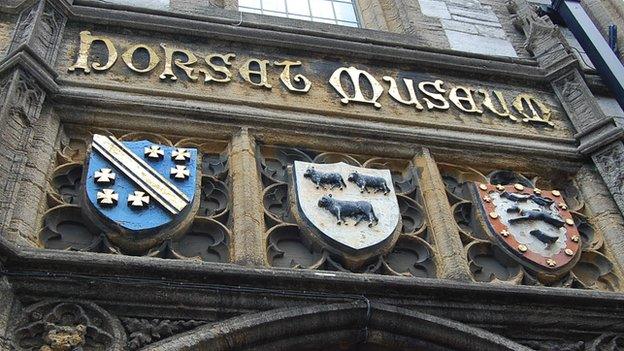 Dorset County Museum sign