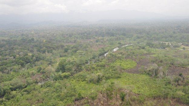 View of Darien province in April 2015