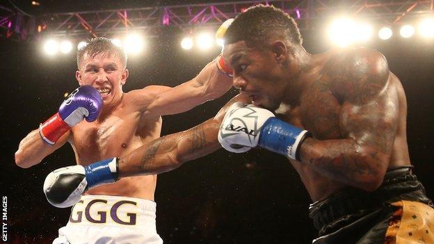 Unbeaten Gennady Golovkin defends his WBA Middleweight crown against Willie Monroe Jr in California