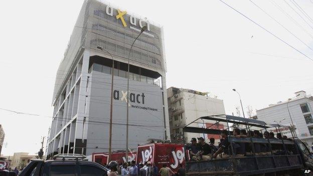 Police raid Axact's offices in Karachi