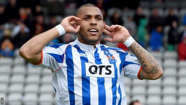 Kilmarnock striker Josh Magennis