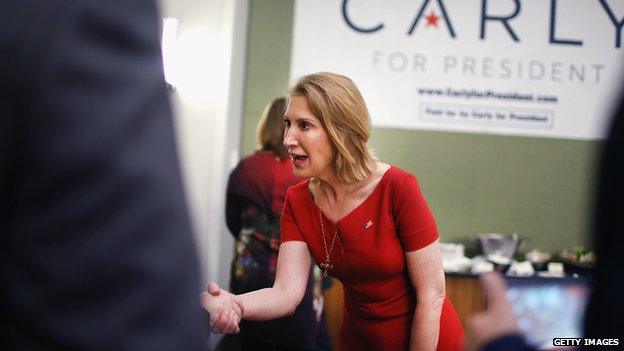 Republican presidential candidate Carly Fiorina