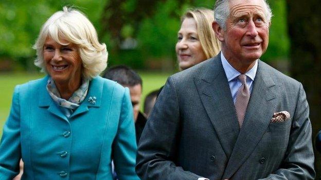 The Duchess of Cornwall and Prince Charles