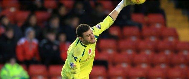 Walsall keeper Richard O'Donnell