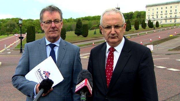 Mike Nesbitt and Danny Kennedy