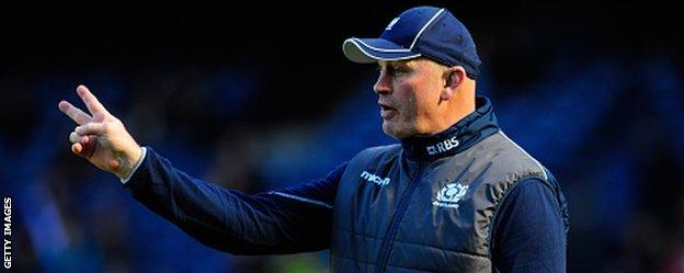 Scotland head coach Vern Cotter