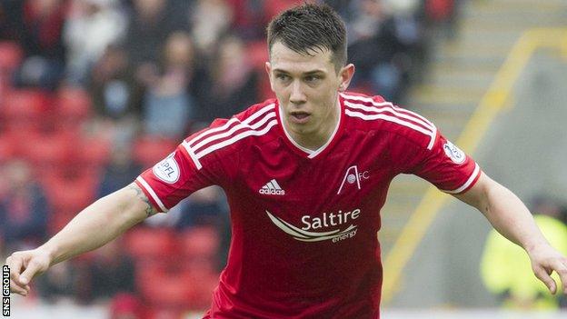 Aberdeen midfielder Ryan Jack