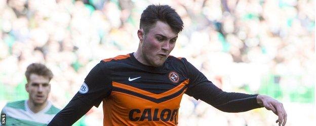 John Souttar in action for Dundee United