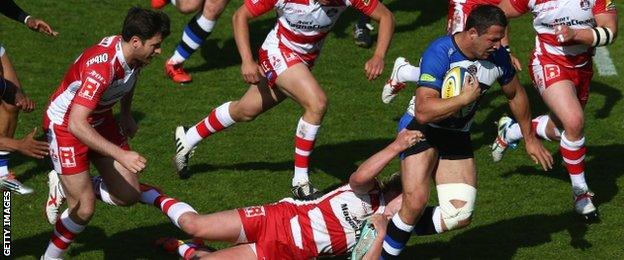 Sam Burgess on the charge against Gloucester