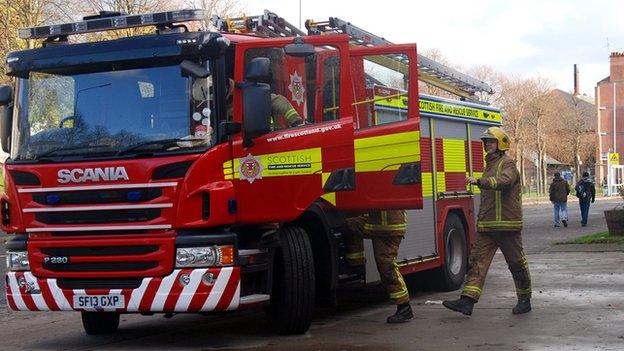 The single national fire service was created two years ago