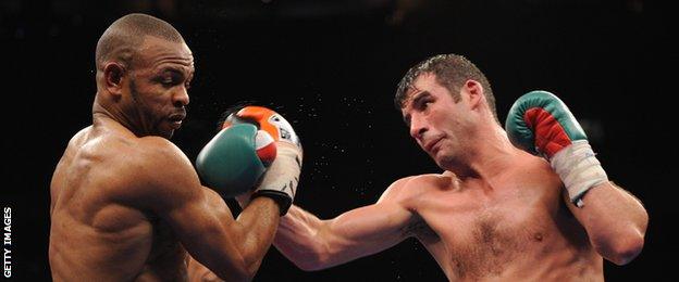 Roy Jones Jr and Joe Calzaghe