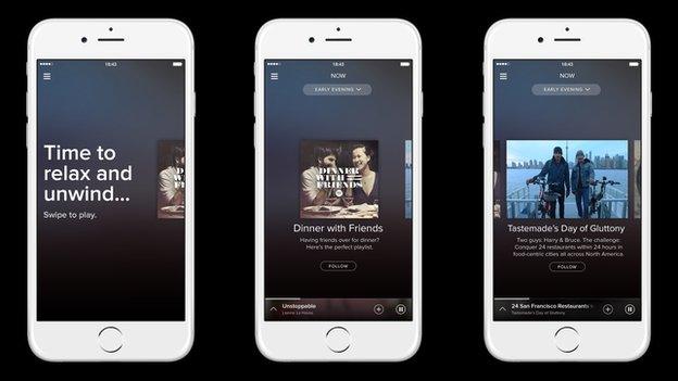 The new Spotify app