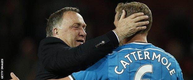 Dick Advocaat and Lee Cattermole