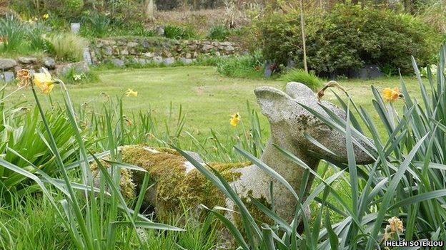 A scene from Penwith Pet Crematorium's burial grounds