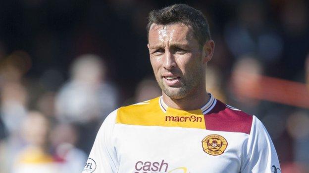 Motherwell striker Scott McDonald