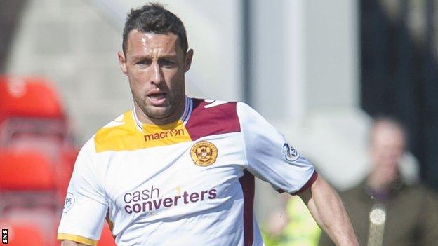 Motherwell striker Scott McDonald