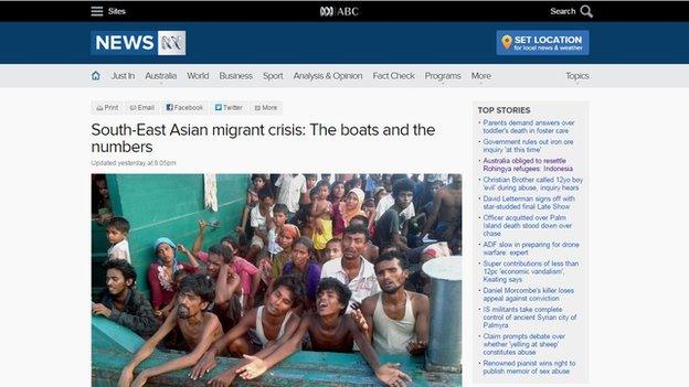 ABC coverage of migrant crisis