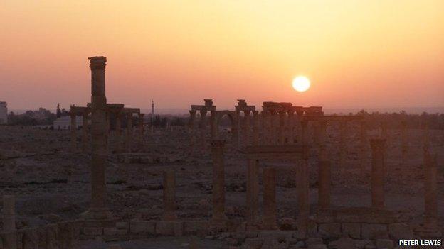 Sunset in Palmyra