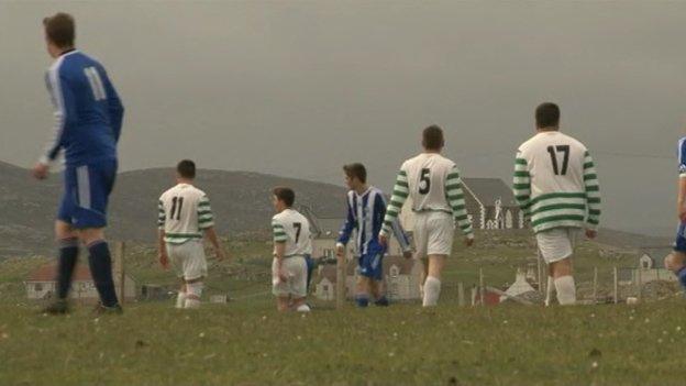 Eriskay football pitch