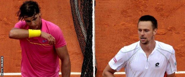 Rafael Nadal and Robin Soderling