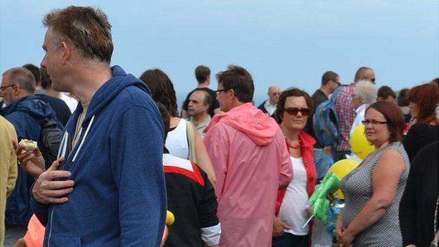 People at Alderney Week 2013