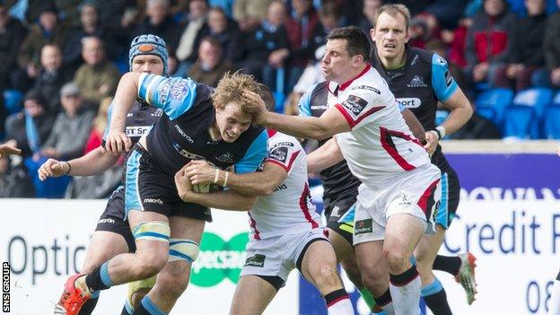 Glasgow beat a weakened Ulster side last weekend to finish top of the Pro12 standings