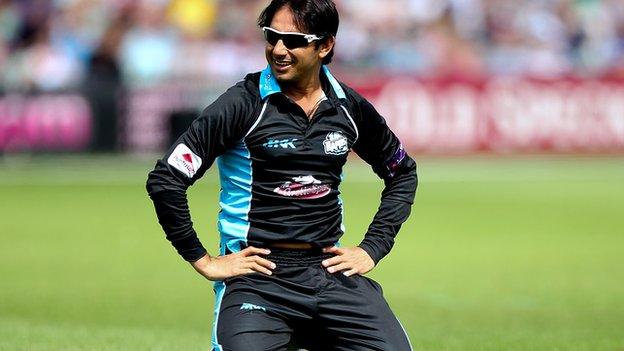 Worcestershire spinner Saeed Ajmal