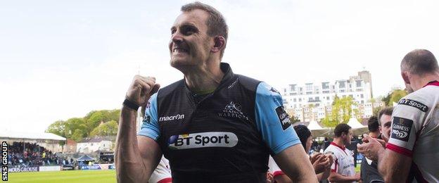 Al Kellock will lead Glasgow for the last time at Scotstoun