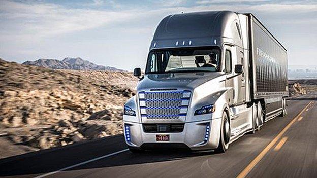 Driverless truck