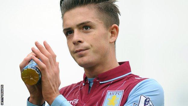 Jack Grealish of Aston Villa