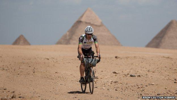 Mark Beaumont in Africa