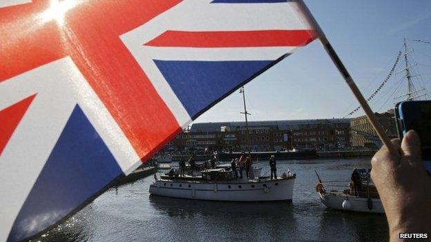 The "little ships" arriving in Dunkirk