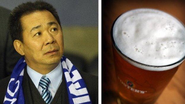 Vichai Srivaddhanaprabha and a beer