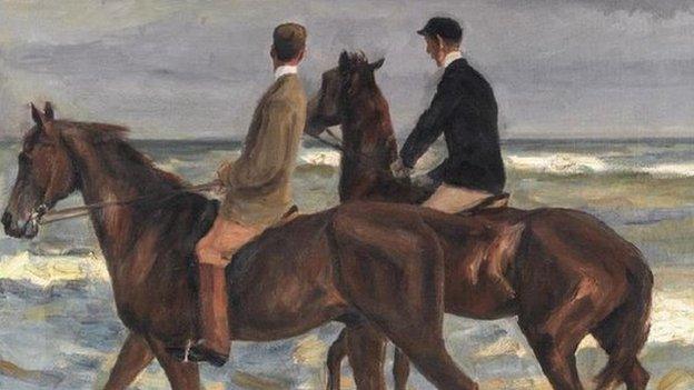 Two Riders on a Beach (1901)