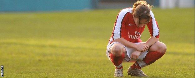 Corinne Yorston disappointment as Arsenal lose FA Cup final to Everton in 2008