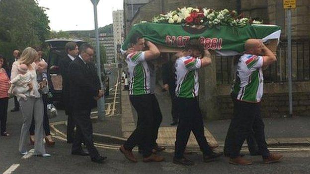 Danny Jones funeral