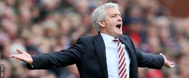 Stoke manager Mark Hughes