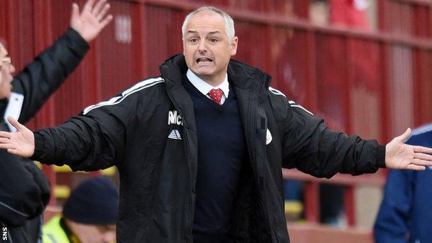 Brechin City manager Ray McKinnon