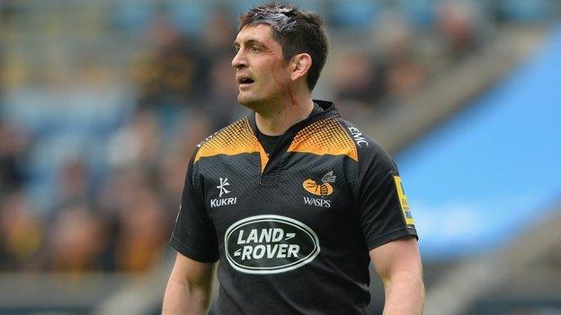 Wasps centre James Downey