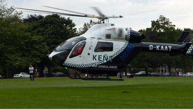 Kent Air Ambulance helicopter