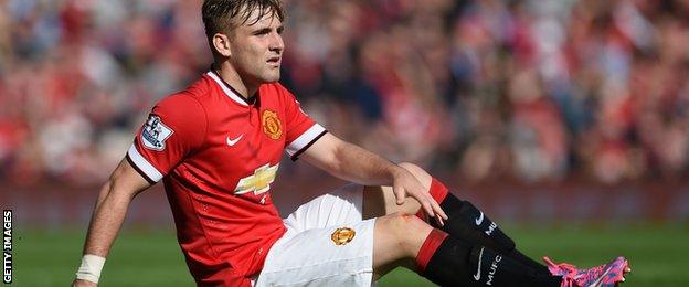 Manchester United defender Luke Shaw