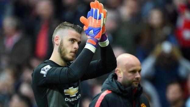 Manchester United goalkeeper David De Gea