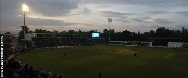 Swalec Stadium plunged into darkness