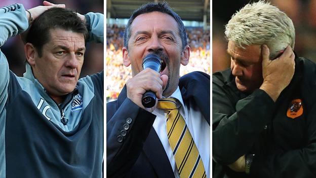 John Carver, Phil Brown and Steve Bruce