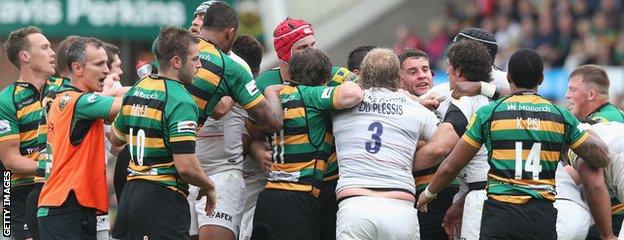 Northampton and Saracens