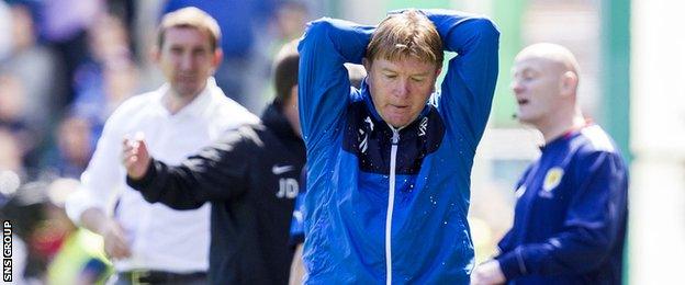 Rangers manager Stuart McCall