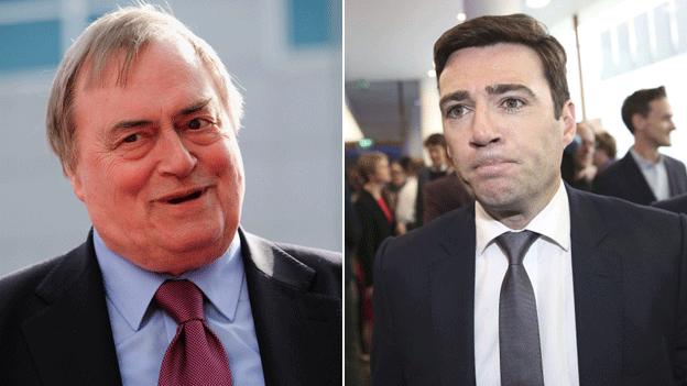 Lord Prescott and Andy Burnham